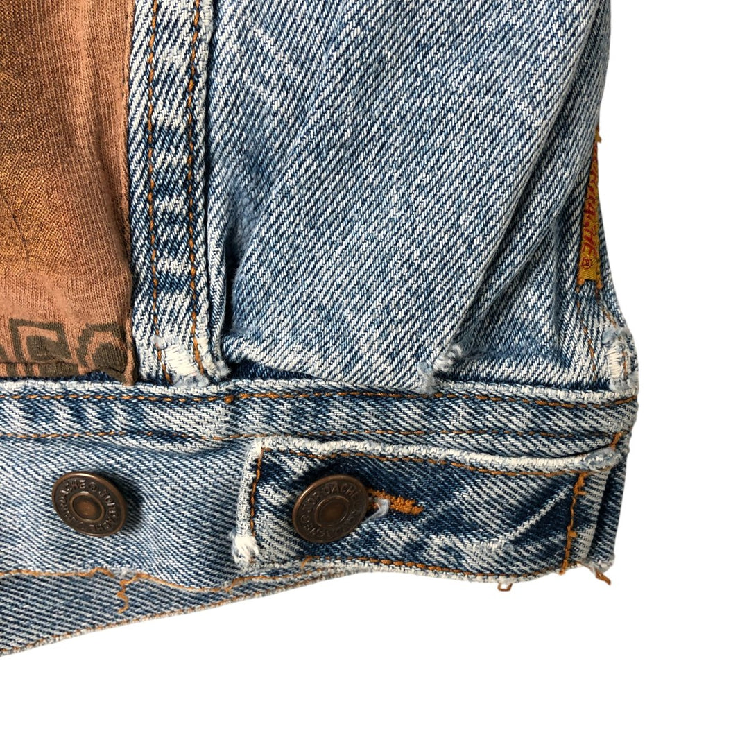 80's JORDACHE AC cotton Blue type light blue Vintage Second Hand