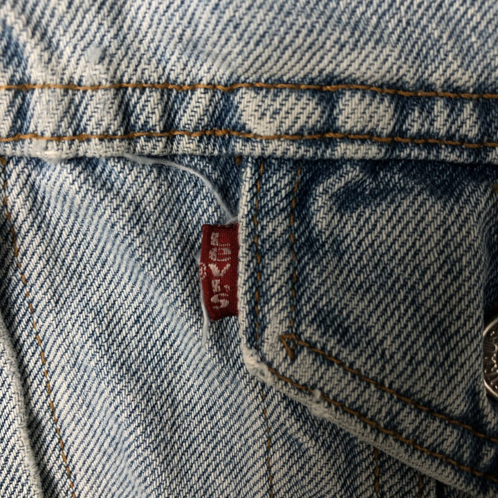 90'S Levi's 77597-0220 denim jacket, denim jacket, made in USA, women's size M, vintage cotton Blue type light blue Vintage Second Hand