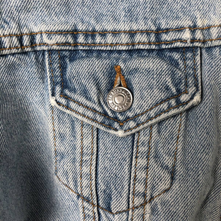 90'S Levi's 77597-0220 denim jacket, denim jacket, made in USA, women's size M, vintage cotton Blue type light blue Vintage Second Hand