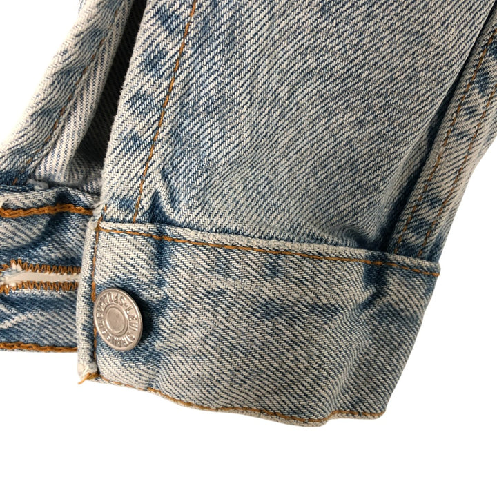 90'S Levi's 77597-0220 denim jacket, denim jacket, made in USA, women's size M, vintage cotton Blue type light blue Vintage Second Hand