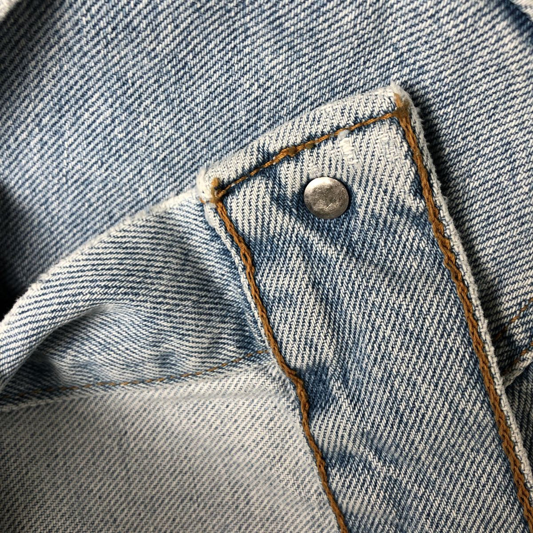 90'S Levi's 77597-0220 denim jacket, denim jacket, made in USA, women's size M, vintage cotton Blue type light blue Vintage Second Hand