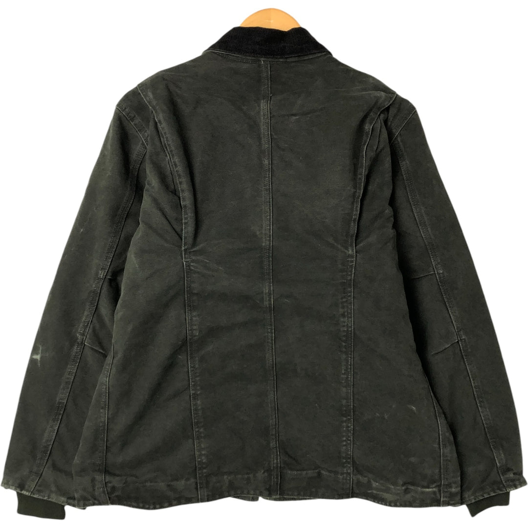 00'S Carhartt FOR WOMEN Traditional Jacket Duck Work Jacket Women's Size L cotton Green type dark green Vintage Second Hand