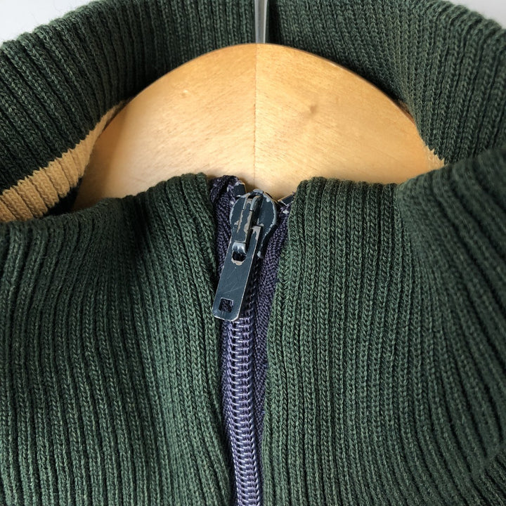 80'S Campus LeTIGRE pile jersey track jacket, made in the USA, women's XL size, vintage unclear navy blue type Vintage Second Hand