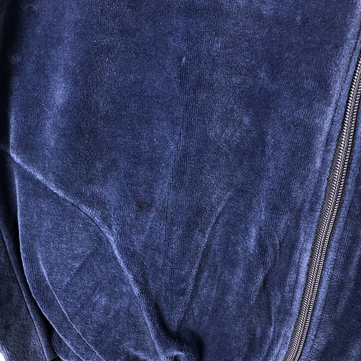 80'S Campus LeTIGRE pile jersey track jacket, made in the USA, women's XL size, vintage unclear navy blue type Vintage Second Hand