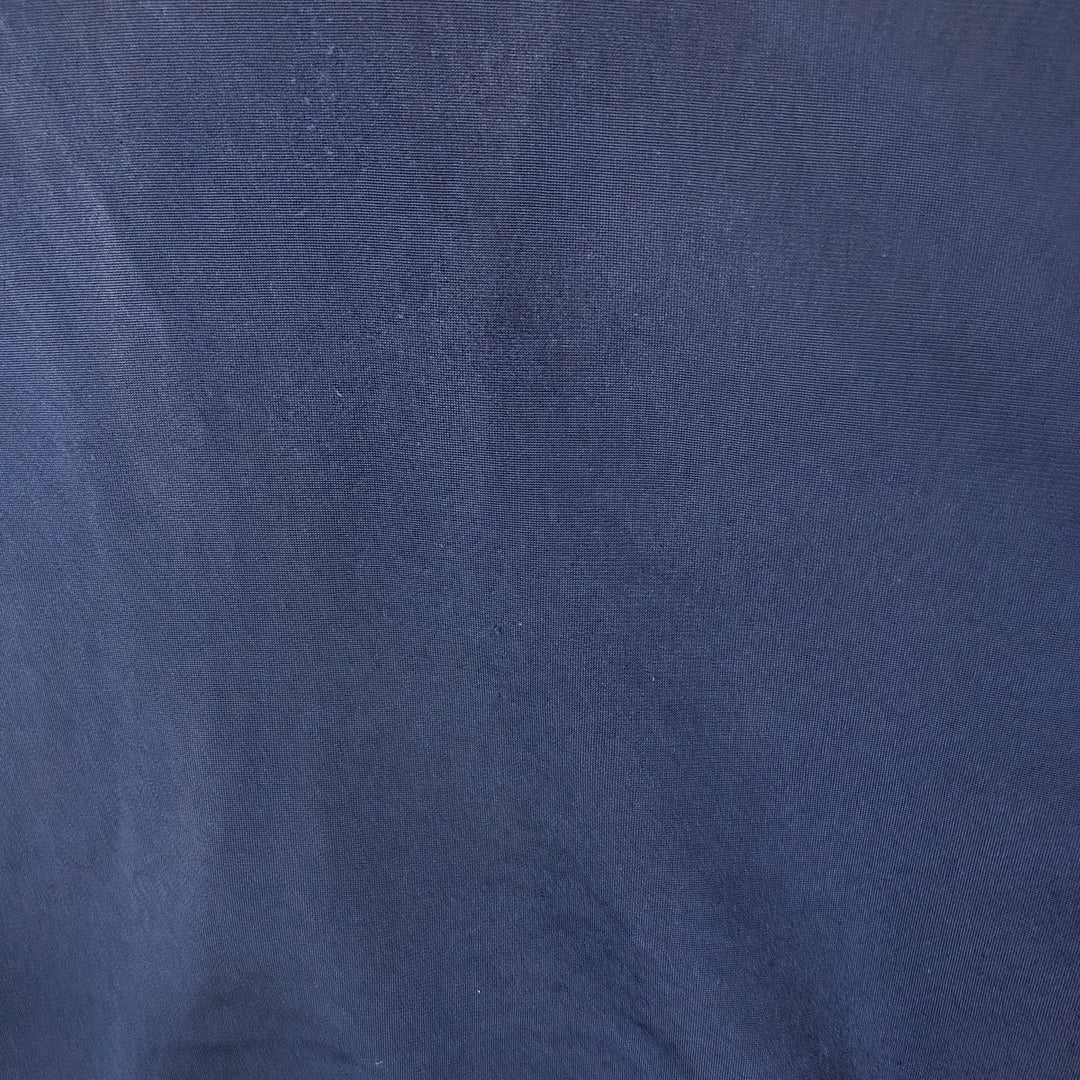 00'S adidas jersey track jacket, men's size L polyester navy blue type Vintage Second Hand