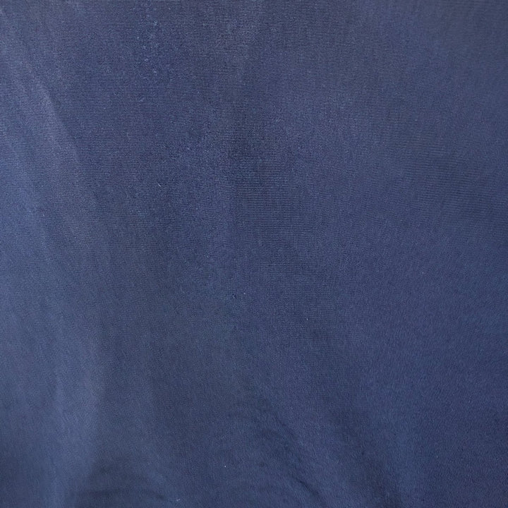 00'S adidas jersey track jacket, men's size L polyester navy blue type Vintage Second Hand