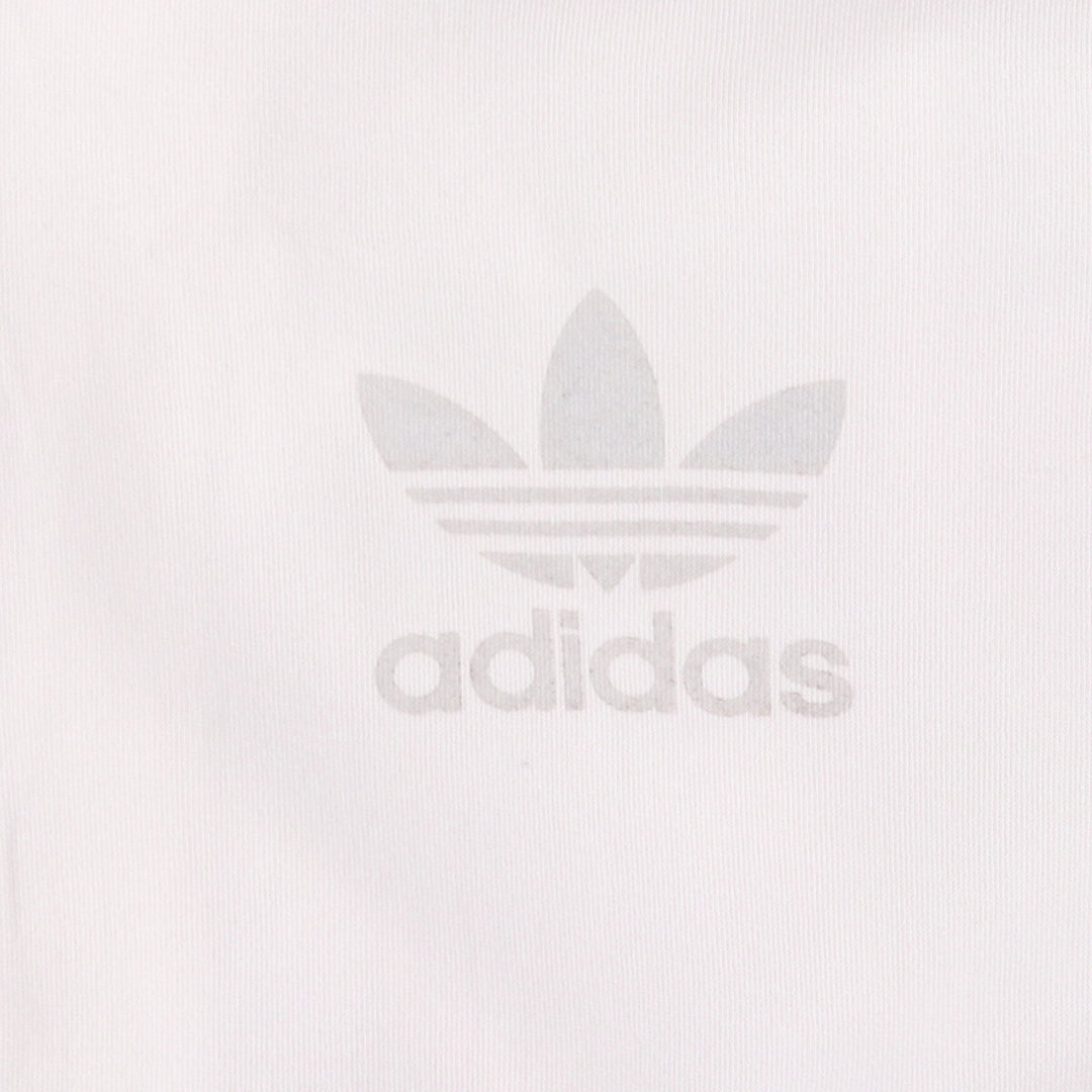 Adidas adidas jersey hoodie track jacket women's size L polyester white type Vintage Second Hand