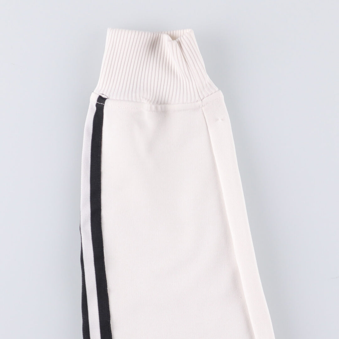 Adidas adidas jersey hoodie track jacket women's size L polyester white type Vintage Second Hand