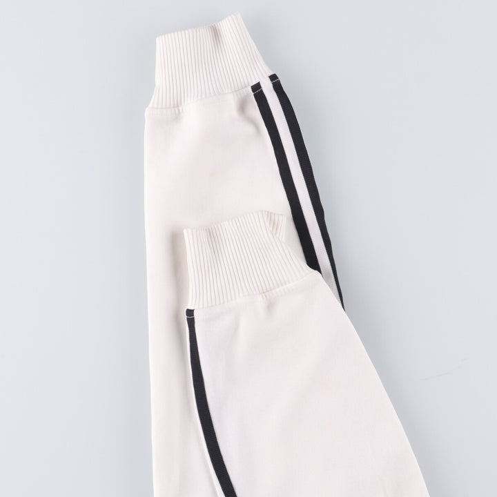 Adidas adidas jersey hoodie track jacket women's size L polyester white type Vintage Second Hand