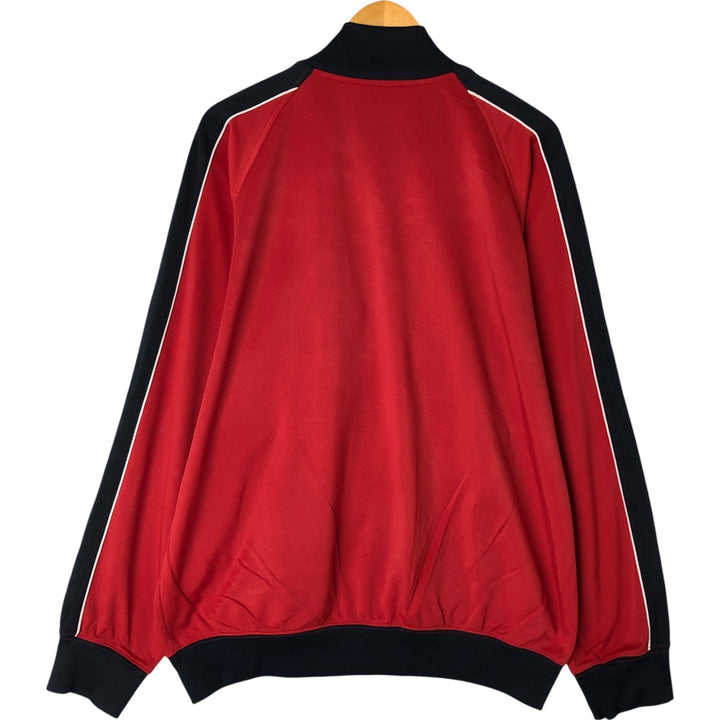 00'S Nike Jersey Track Jacket Men's L size polyester red type Vintage Second Hand