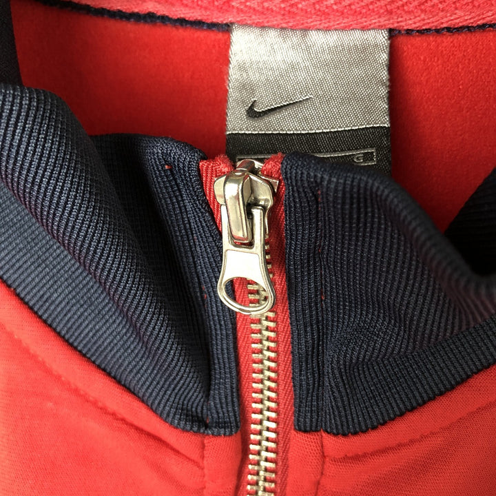 00'S Nike Jersey Track Jacket Men's L size polyester red type Vintage Second Hand