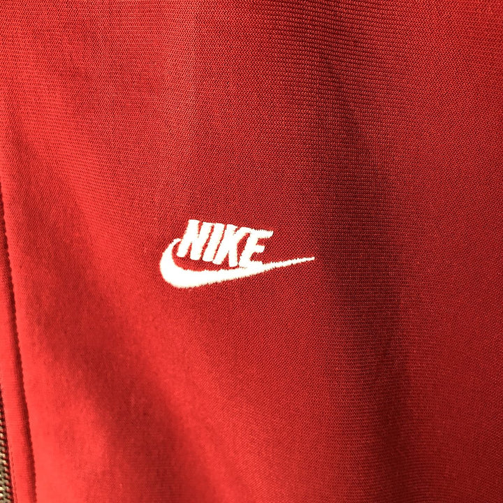 00'S Nike Jersey Track Jacket Men's L size polyester red type Vintage Second Hand