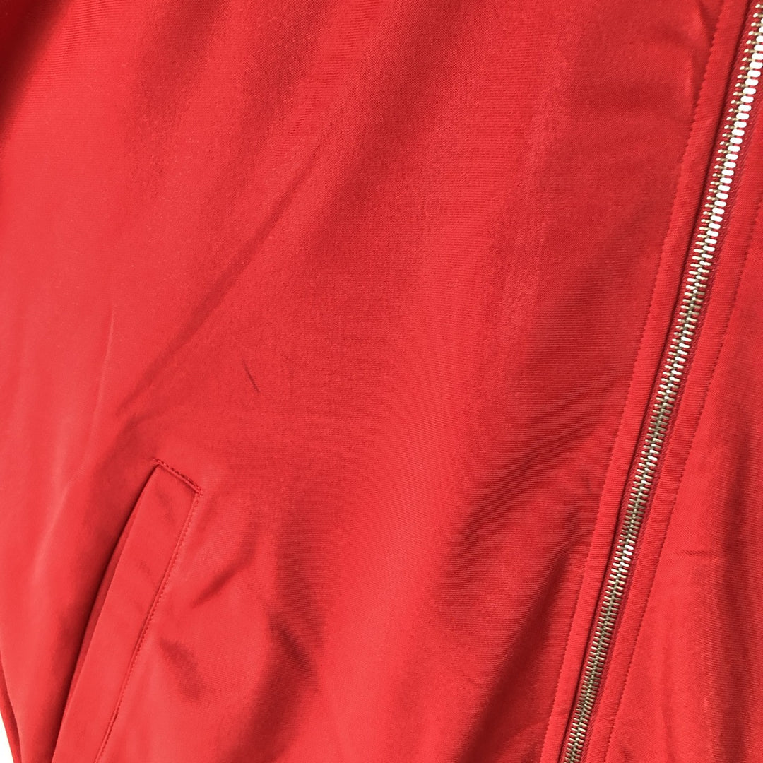 00'S Nike Jersey Track Jacket Men's L size polyester red type Vintage Second Hand