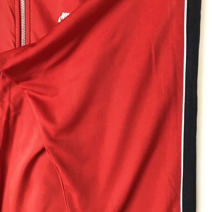 00'S Nike Jersey Track Jacket Men's L size polyester red type Vintage Second Hand