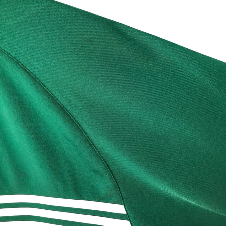 00'S adidas jersey hoodie track jacket men's size M polyester Green type dark green Vintage Second Hand