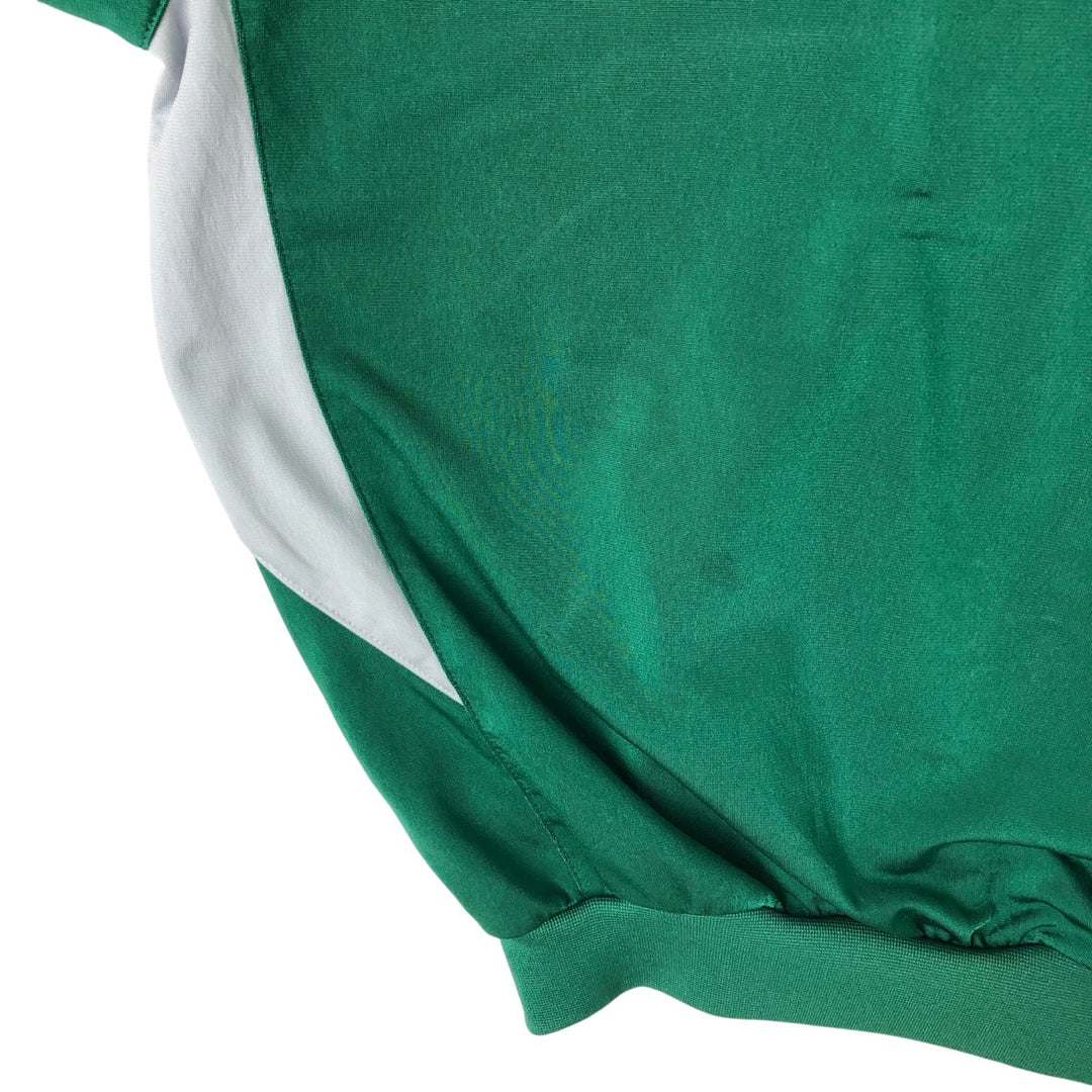 00'S adidas jersey hoodie track jacket men's size M polyester Green type dark green Vintage Second Hand