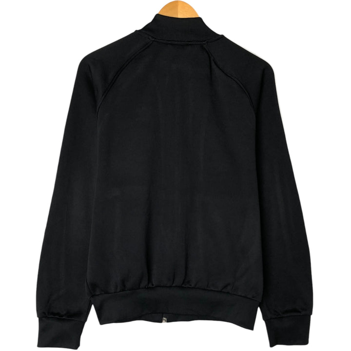 Adidas adidas jersey track jacket men's size M polyester black type Vintage Second Hand