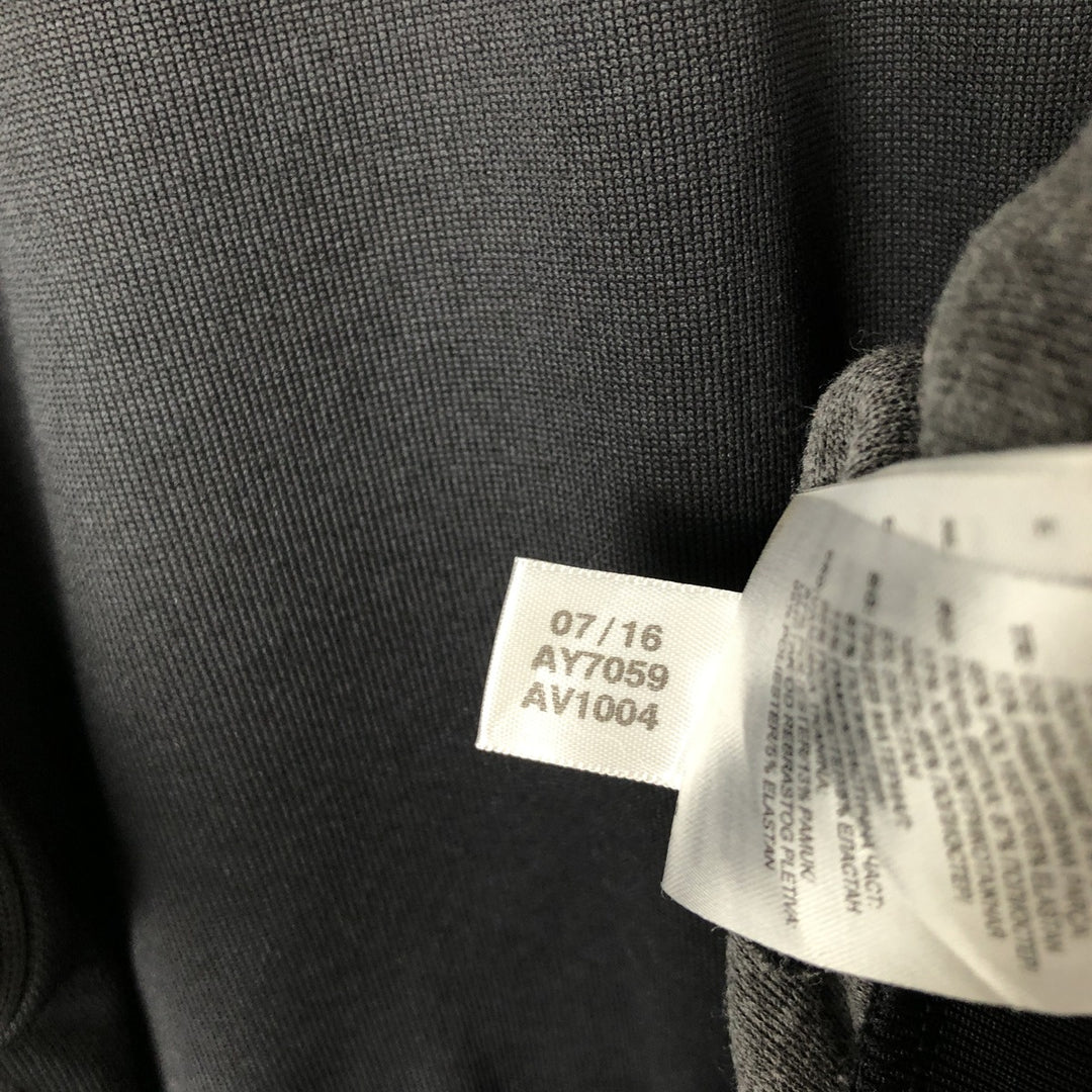 Adidas adidas jersey track jacket men's size M polyester black type Vintage Second Hand