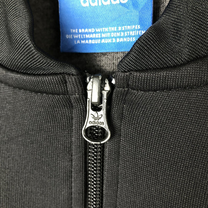 Adidas adidas jersey track jacket men's size M polyester black type Vintage Second Hand