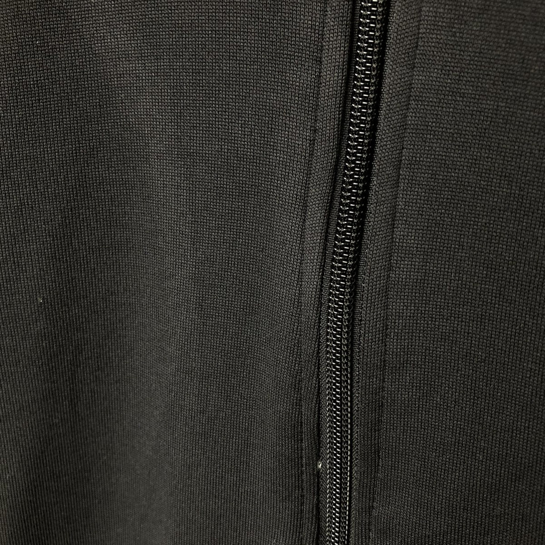 Adidas adidas jersey track jacket men's size M polyester black type Vintage Second Hand