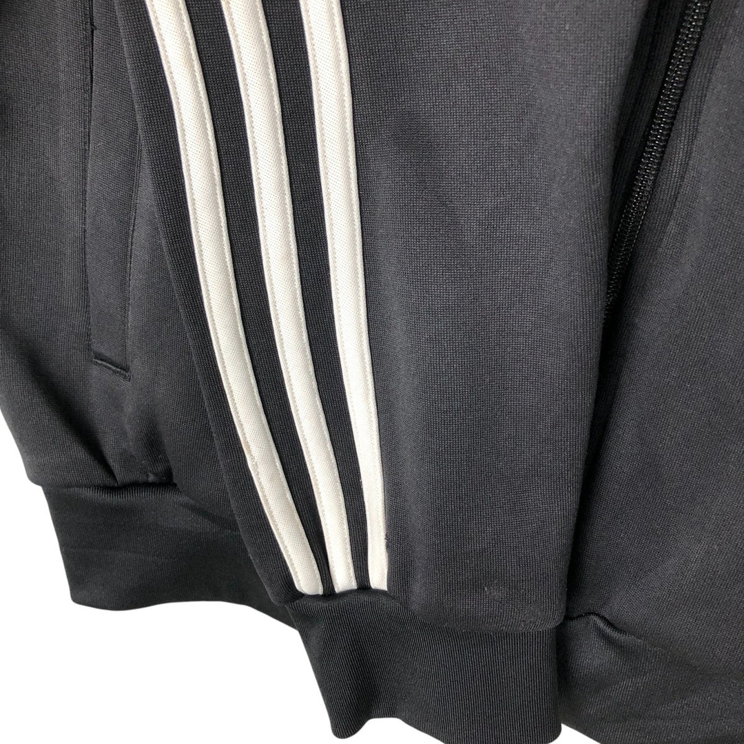 Adidas adidas jersey track jacket men's size M polyester black type Vintage Second Hand