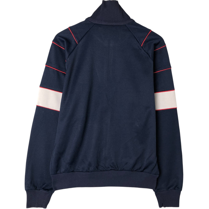 80'S Adidas adidas jersey hoodie track jacket men's size L vintage unknown navy blue type Vintage Second Hand