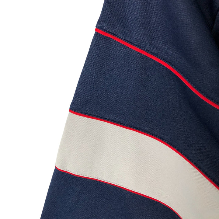 80'S Adidas adidas jersey hoodie track jacket men's size L vintage unknown navy blue type Vintage Second Hand