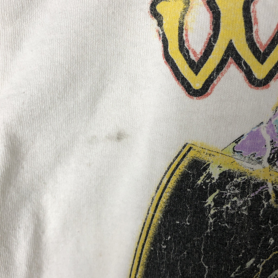 WU TANG CLAN Rap T-shirt, Men's M size cotton pale white type Vintage Second Hand