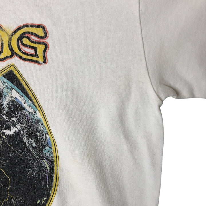 WU TANG CLAN Rap T-shirt, Men's M size cotton pale white type Vintage Second Hand