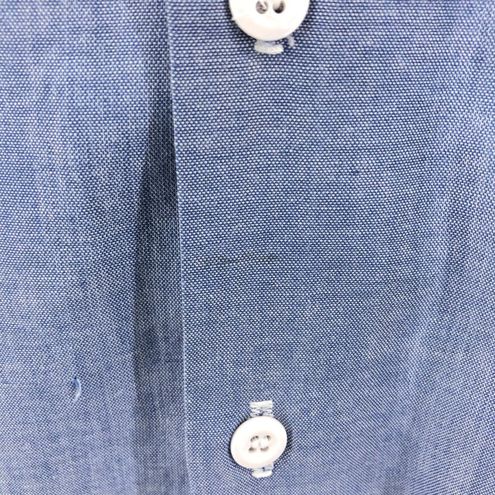 Vintage 80s-90'S Dickies short sleeve chambray shirt, men's size L unclear blue type Vintage Second Hand