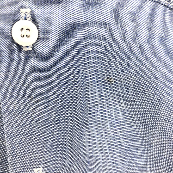 Vintage 80s-90'S Dickies short sleeve chambray shirt, men's size L unclear blue type Vintage Second Hand