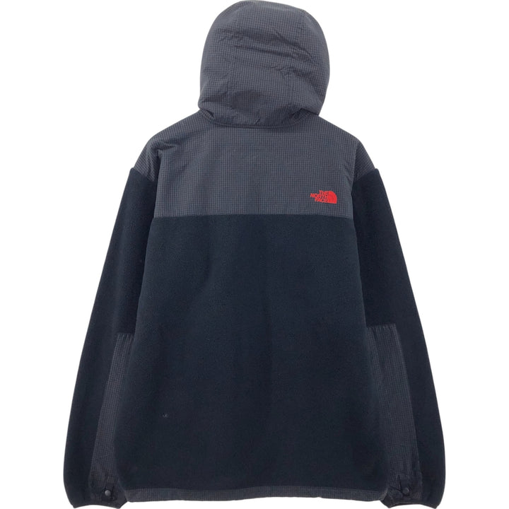 The North Face Denali Hoodie Check Pattern Nylon and Fleece, Men's XL recycled polyester black type Vintage Second Hand