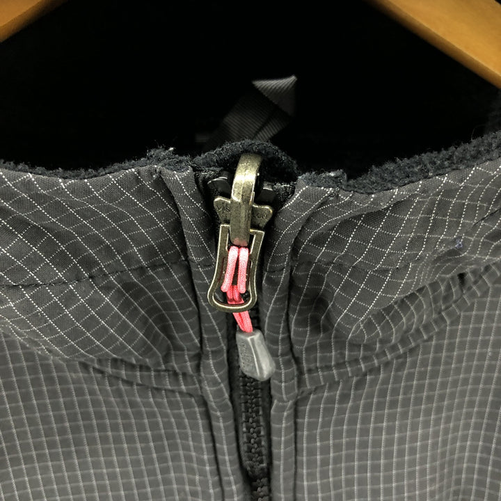 The North Face Denali Hoodie Check Pattern Nylon and Fleece, Men's XL recycled polyester black type Vintage Second Hand