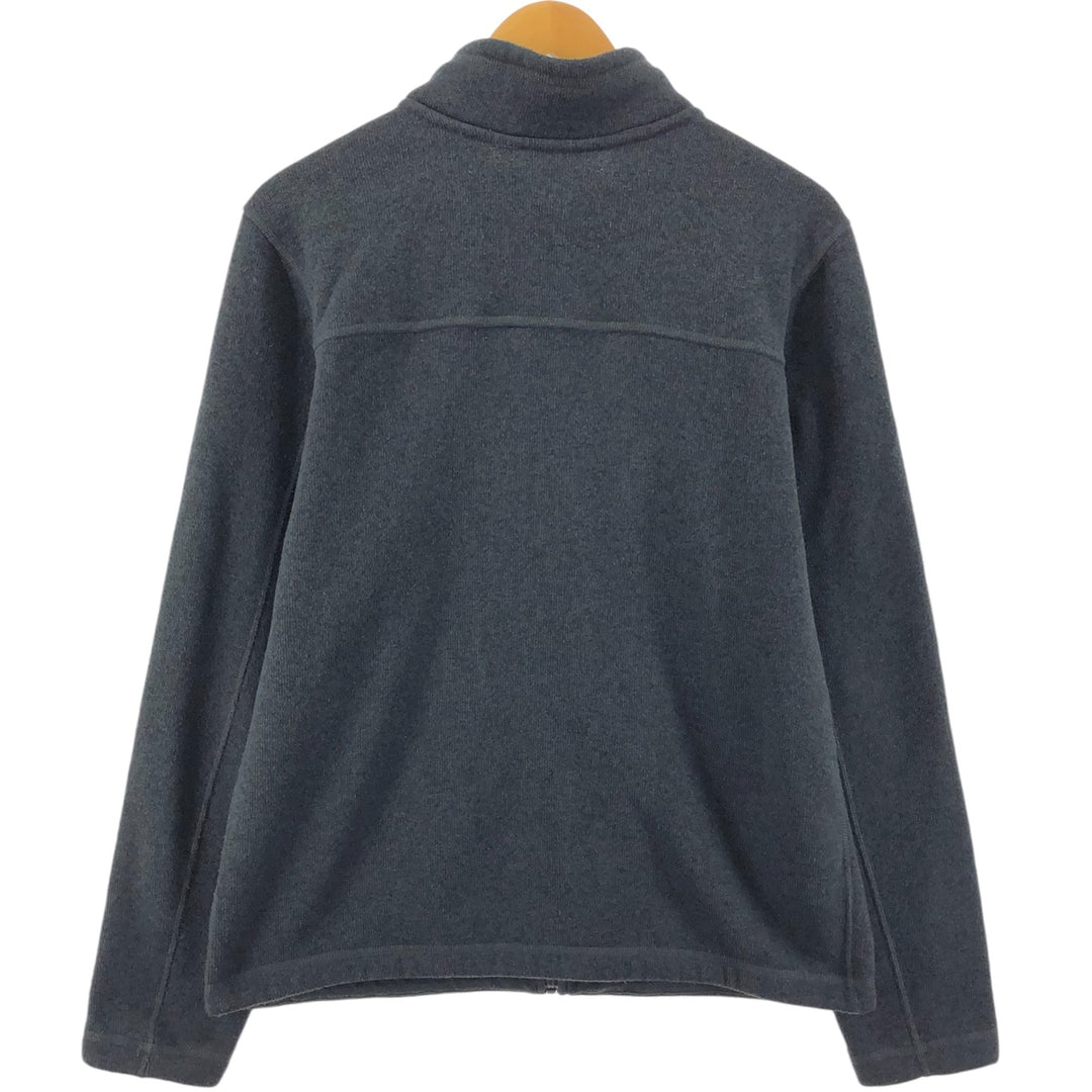 THE NORTH FACE Fleece Jacket, Men's Size L polyester Charcoal Vintage Second Hand