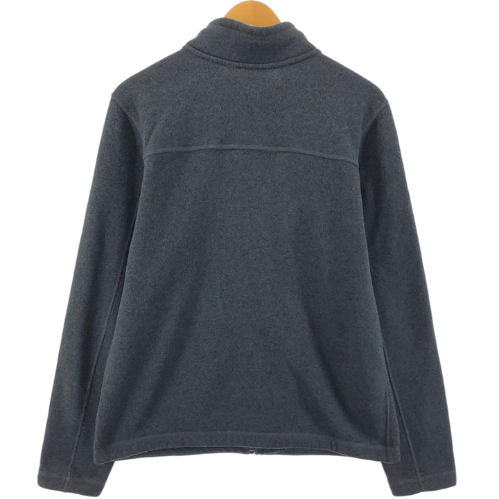 THE NORTH FACE Fleece Jacket, Men's Size L polyester Charcoal Vintage Second Hand