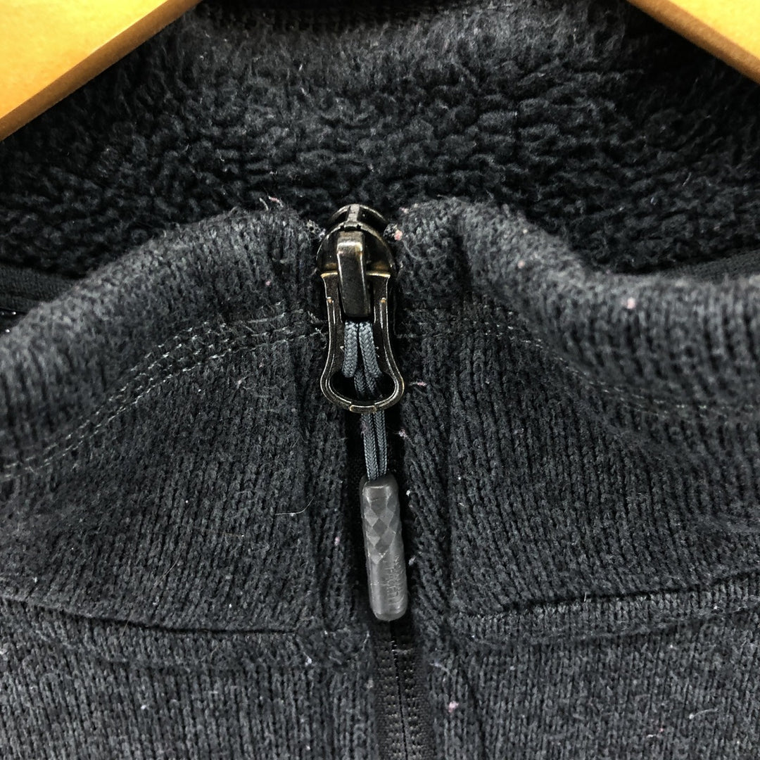 THE NORTH FACE Fleece Jacket, Men's Size L polyester Charcoal Vintage Second Hand