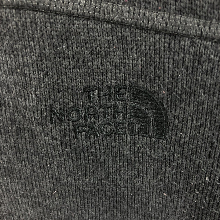 THE NORTH FACE Fleece Jacket, Men's Size L polyester Charcoal Vintage Second Hand