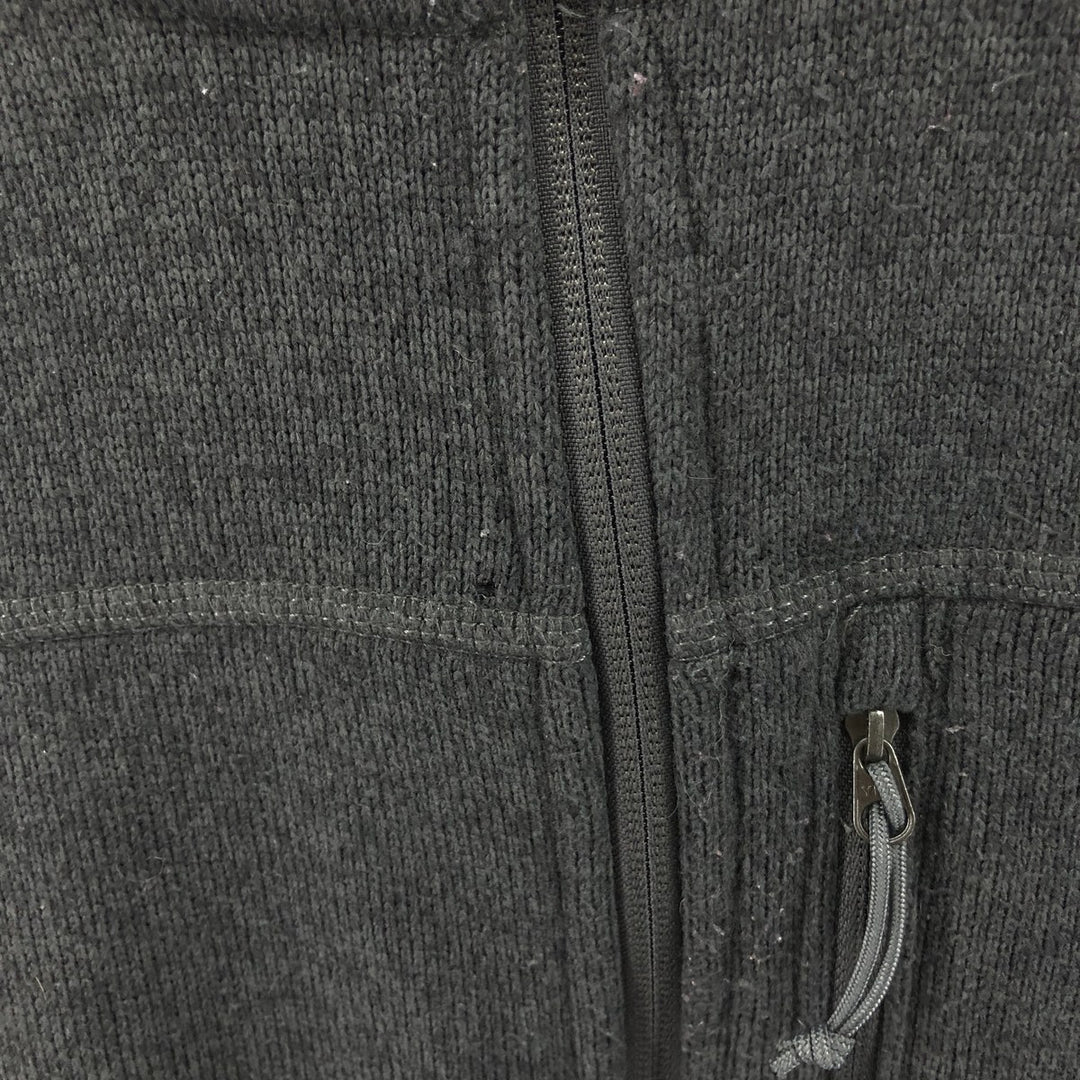 THE NORTH FACE Fleece Jacket, Men's Size L polyester Charcoal Vintage Second Hand