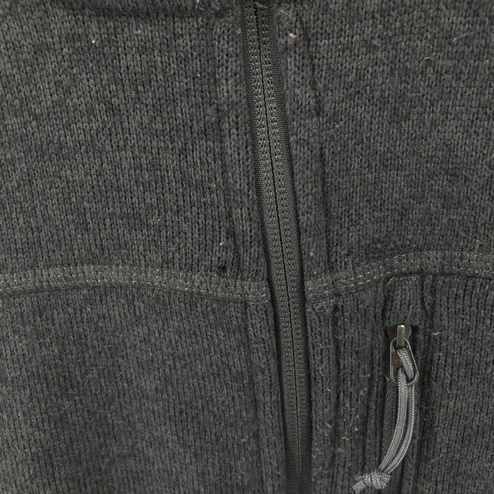 THE NORTH FACE Fleece Jacket, Men's Size L polyester Charcoal Vintage Second Hand