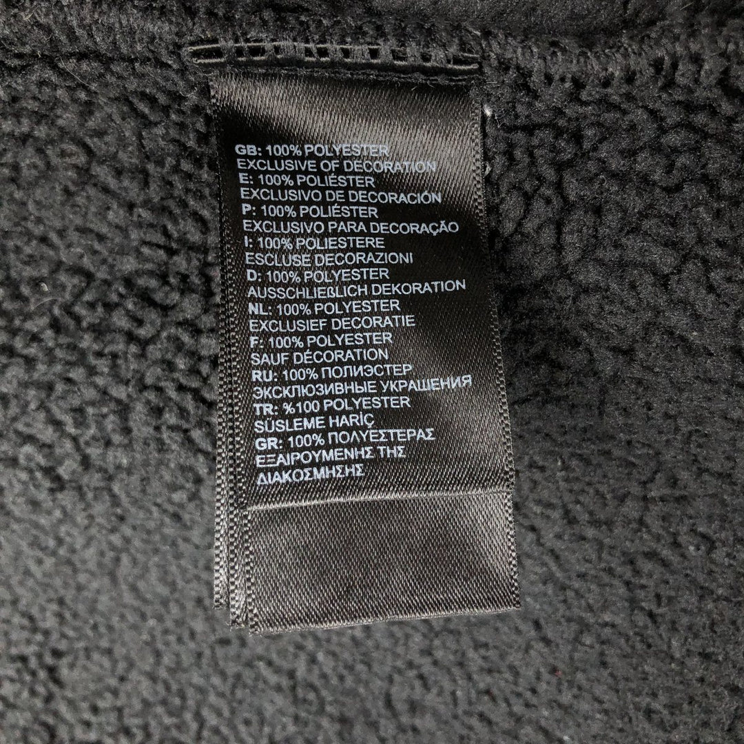 The North Face fleece jacket, size M, men's polyester black type Vintage Second Hand