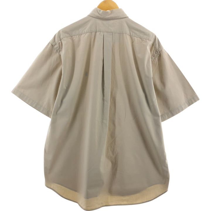 Ralph Lauren BLAKE short sleeve button down shirt, men's XL size cotton Beige type Vintage Second Hand