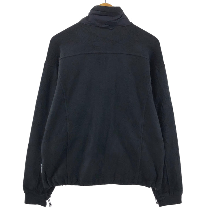 Columbia Women's Fleece Jacket, Size L polyester black type Vintage Second Hand