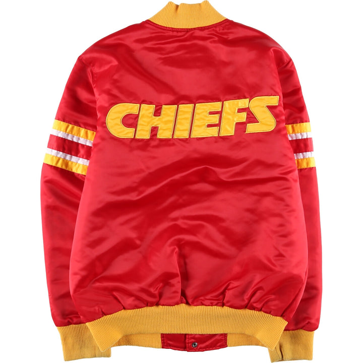 Vintage 80s-90'S Kansas City Chiefs NFL Starter Padded Stadium Jacket, Men's Size Medium polyester red type Vintage Second Hand