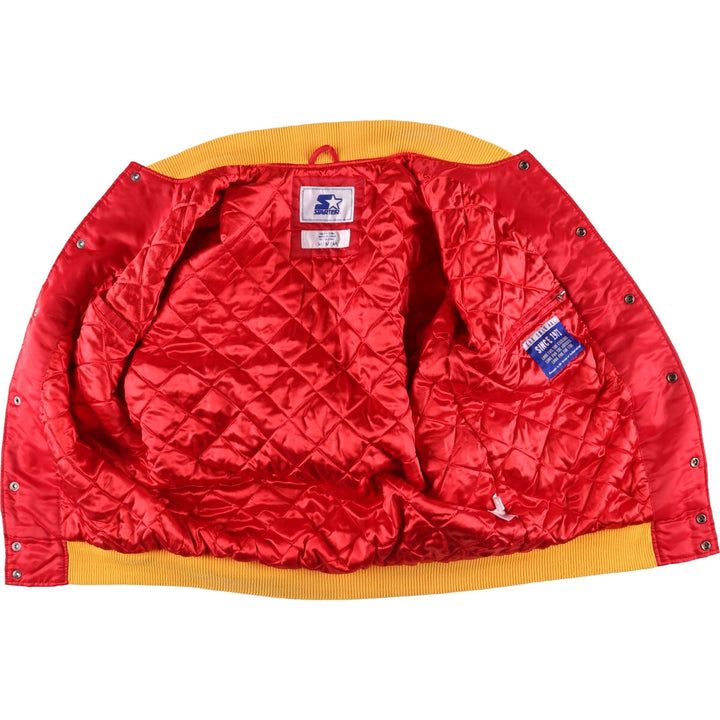 Vintage 80s-90'S Kansas City Chiefs NFL Starter Padded Stadium Jacket, Men's Size Medium polyester red type Vintage Second Hand