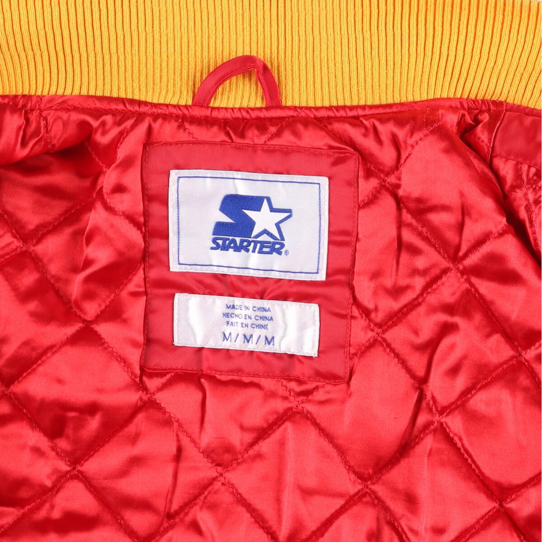 Vintage 80s-90'S Kansas City Chiefs NFL Starter Padded Stadium Jacket, Men's Size Medium polyester red type Vintage Second Hand