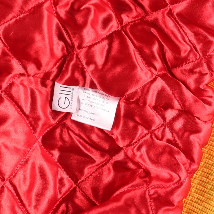 Vintage 80s-90'S Kansas City Chiefs NFL Starter Padded Stadium Jacket, Men's Size Medium polyester red type Vintage Second Hand