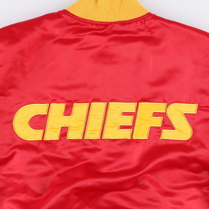 Vintage 80s-90'S Kansas City Chiefs NFL Starter Padded Stadium Jacket, Men's Size Medium polyester red type Vintage Second Hand