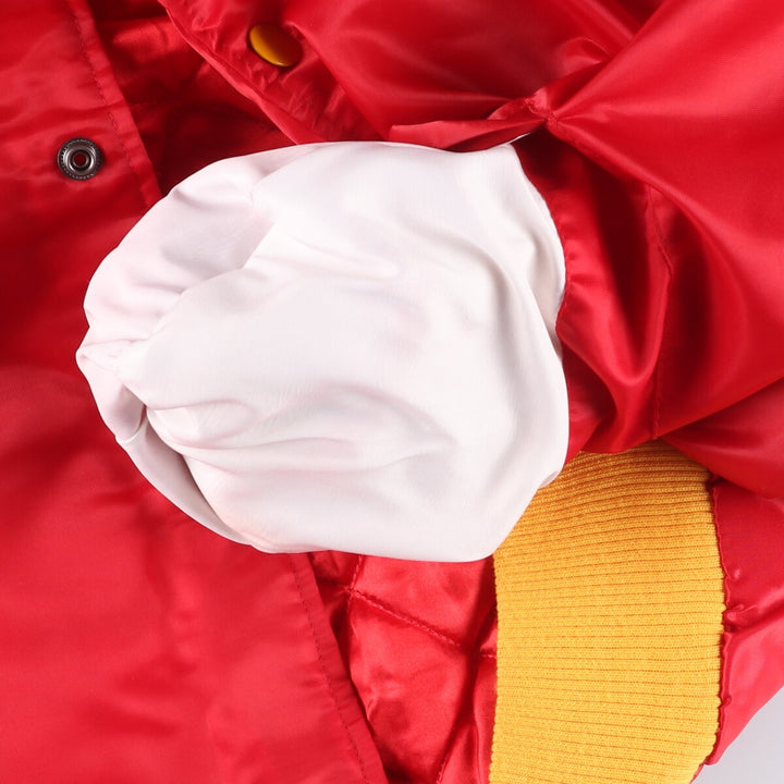 Vintage 80s-90'S Kansas City Chiefs NFL Starter Padded Stadium Jacket, Men's Size Medium polyester red type Vintage Second Hand