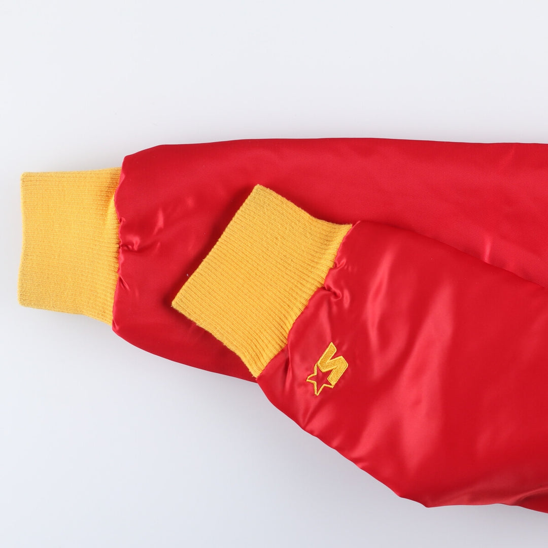 Vintage 80s-90'S Kansas City Chiefs NFL Starter Padded Stadium Jacket, Men's Size Medium polyester red type Vintage Second Hand