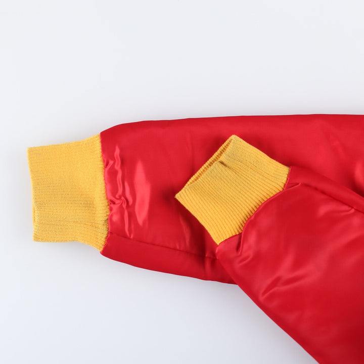 Vintage 80s-90'S Kansas City Chiefs NFL Starter Padded Stadium Jacket, Men's Size Medium polyester red type Vintage Second Hand